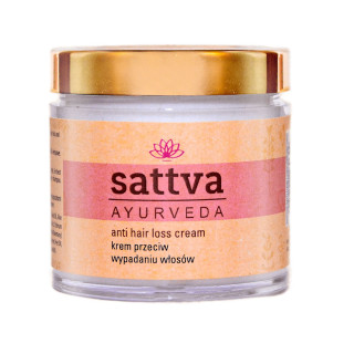 Krem Do Włosów Przeciw Wypadaniu Ayurveda Wegański 100 g - Sattva - Ek