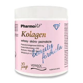 Kolagen Beauty Formula Brzoskwinia Banan Bezglutenowy w Proszku 174 g 