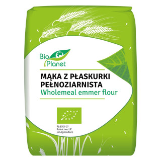 Mąka z Płaskurki Pełnoziarnista BIO 1 kg - BIO Planet - Ekochatka