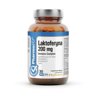 Laktoferyna na Odporność Immuno Complex Bezglutenowa 30 kaps - Pharmov