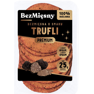 Wędlina Roślinna o Smaku Trufli Wegańska 100 g - Bezmięsny - Ekochatka