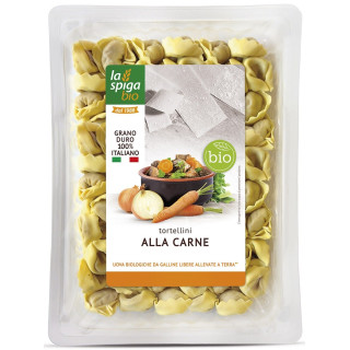 Tortellini Świeże z Mięsem i Jajkiem BIO 250 g - La Spiga - Ekochatka
