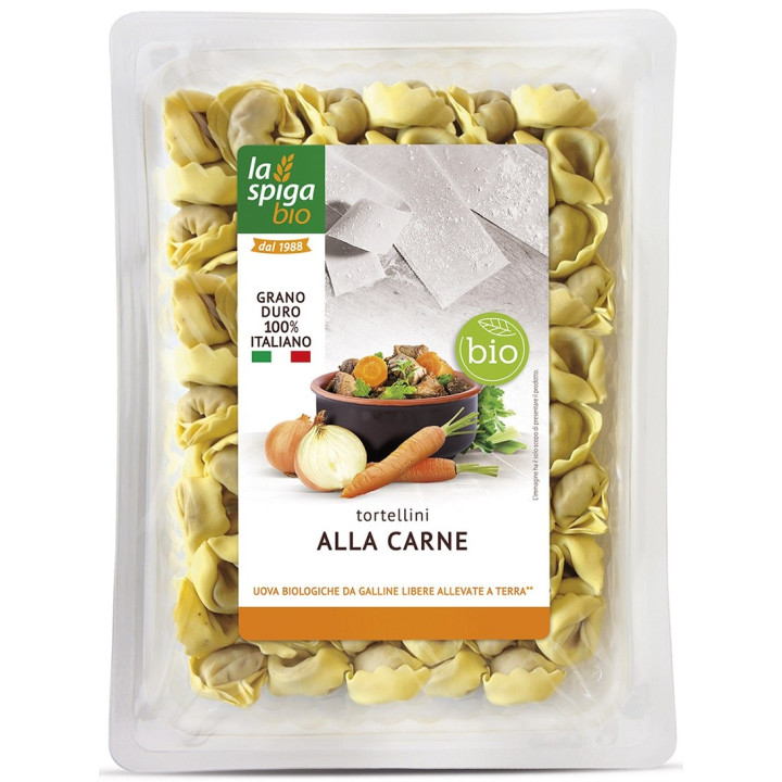 Tortellini Świeże z Mięsem i Jajkiem BIO 250 g - La Spiga - Ekochatka