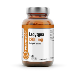 Lecytyna Sojowa Bezglutenowa 1200 mg 50 Kapsułek - Pharmovit - Ekochat