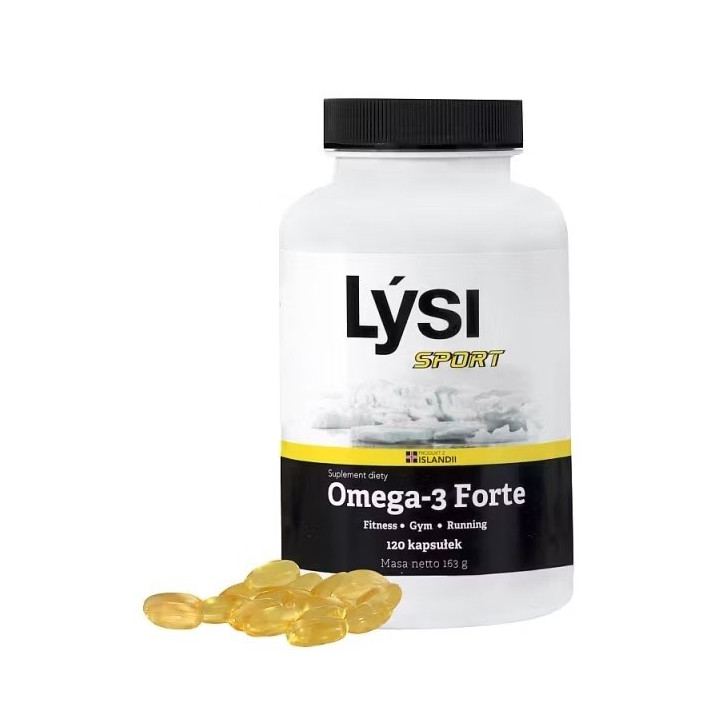 Omega-3 Forte 120 kapsułek - Lysi Sport | LYSI - Ekochatka