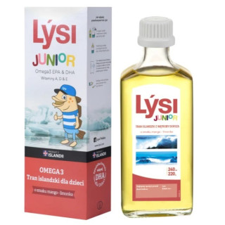 Tran Islandzki Omega-3 (1195 mg) o Smaku Mango - Li | LYSI - Ekochatka