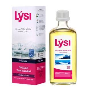 Tran Islandzki Msc Omega-3 (1080 mg) o Smaku Tutti  | LYSI - Ekochatka