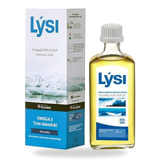 Tran Islandzki Naturalny Omega-3 1080 mg MSC 240 ml - Lysi - Ekochatka