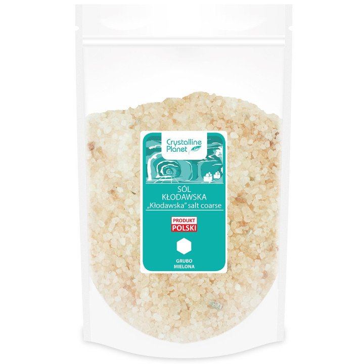 Sól Kłodawska Grubo Mielona 1 kg - Cr | CRYSTALLINE PLANET - Ekochatka