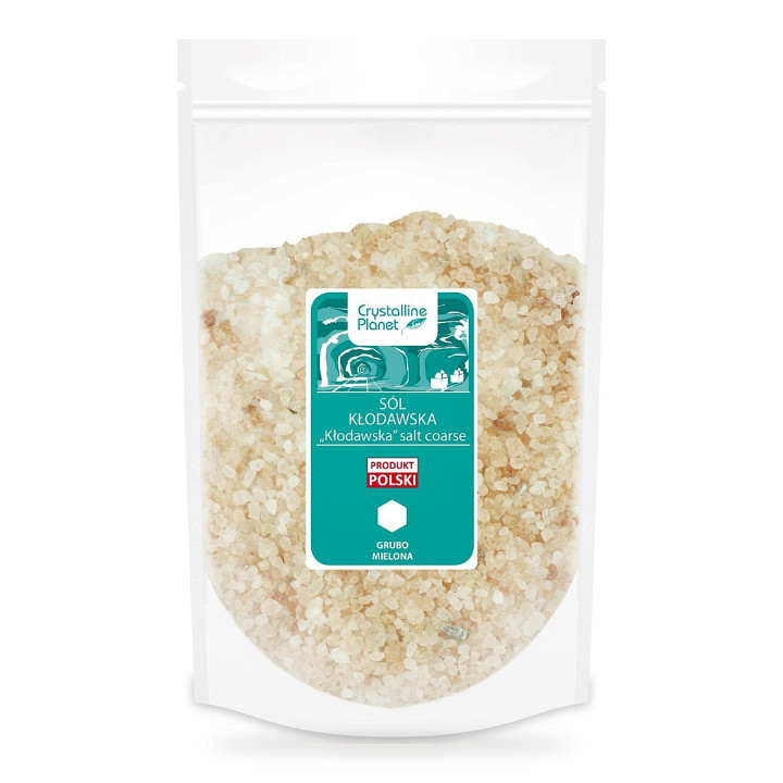 Sól Kłodawska Grubo Mielona Niejodowana 1 kg - Crystalline Planet