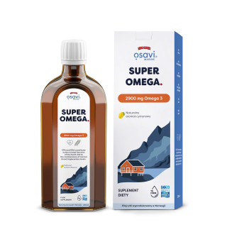 Super Omega-3 (2900 mg) o Smaku Cytrynowym 250 ml  | OSAVI - Ekochatka