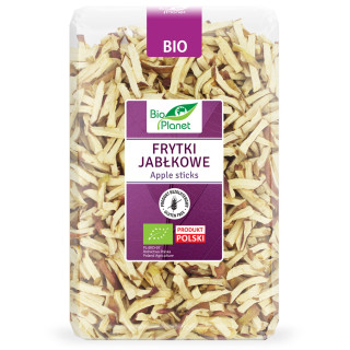 Frytki Jabłkowe Suszone Bezglutenowe BIO 300 g - BIO Planet - Ekochatk