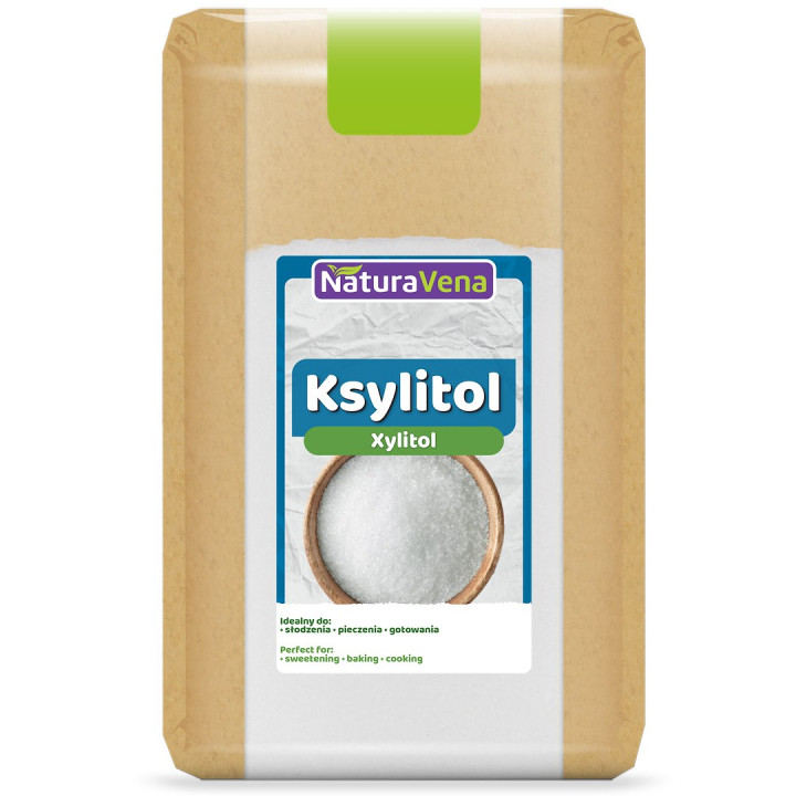 Ksylitol Naturalny Słodzik Wegański Bez Cukru 1 kg - Naturavena - Ekoc
