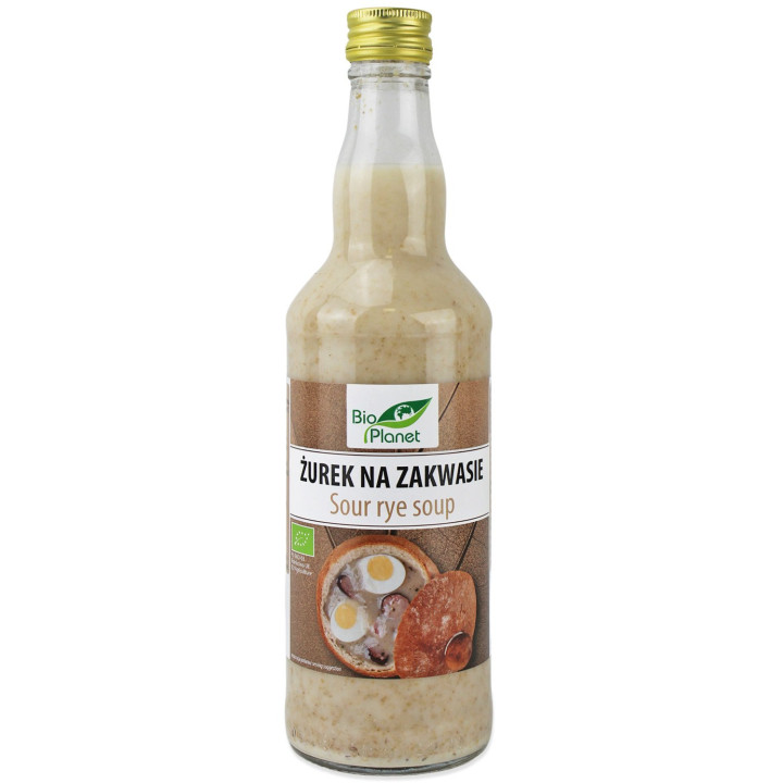 Żurek na Zakwasie Niepasteryzowany BIO 500 ml - BIO Planet - Ekochatka