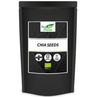 Nasiona Chia BIO Bezglutenowe Wegańskie 700 g - BIO Planet Internation