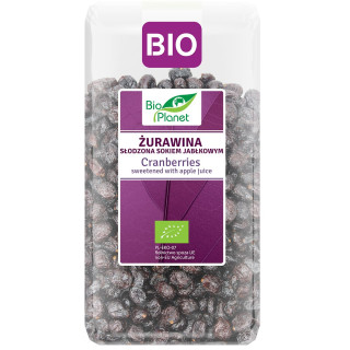 Żurawina z Sokiem Jabłkowym BIO 400 g - BIO Planet - Ekochatka