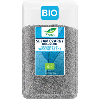 Sezam Czarny Niełuskany BIO 1 kg - BIO Planet - Ekochatka