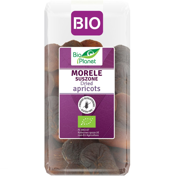 Morele Suszone Bezglutenowe BIO 400 g - Bio Planet - Ekochatka
