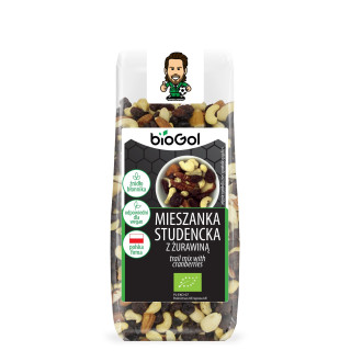 Mieszanka Studencka z Żurawiną BIO 150 g Orzechy Migdały Nerkowce - Bi