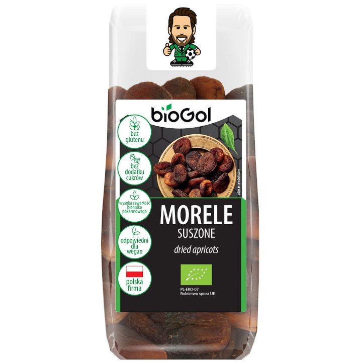 Morele Suszone Bezglutenowe BIO 150 g - Biogol - Ekochatka