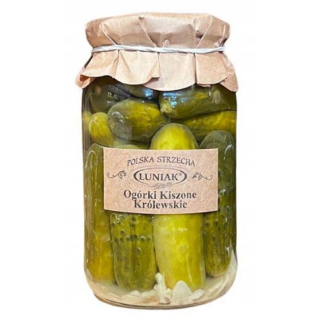Ogórki Kiszone Królewskie Wegańskie 710 g - Luniak - Ekochatka