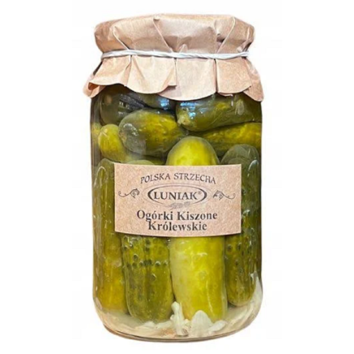 Ogórki Kiszone Królewskie Wegańskie 710 g - Luniak - Ekochatka