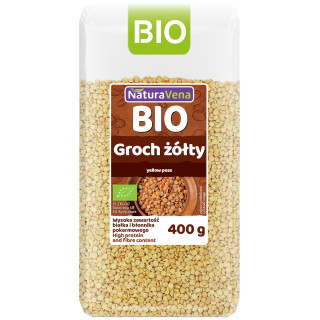 Groch Żółty BIO 400 g - Naturavena - Ekochatka