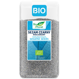 Sezam Czarny Niełuskany BIO Ekologiczny 400 g - BIO Planet - Ekochatka