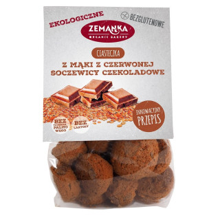 Ciastka Soczewicowe Czekoladowe Bezglutenowe BIO Wegańskie 100g - Zema