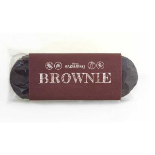 Baton Brownie Bezglutenowy Wegański Bez Cukru 50g - Warszawski - Ekoch