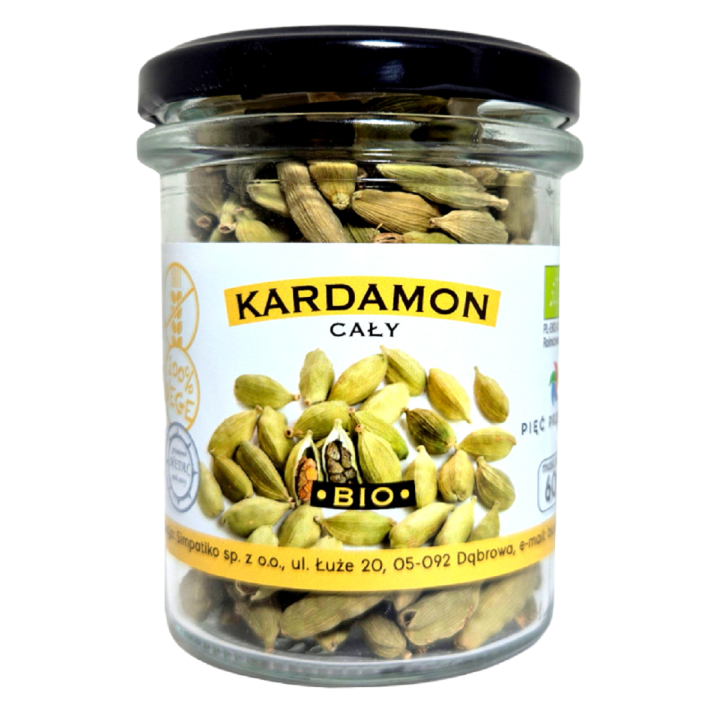 Kardamon Owoce BIO Bezglutenowy 60 g - Pięć Przemian - Ekochatka