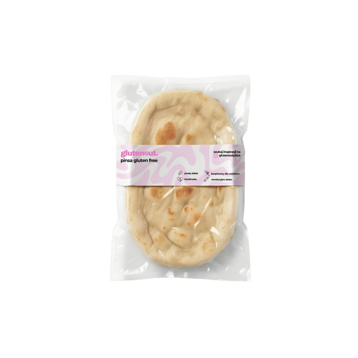Pinsa Bezglutenowa Wegańska Ręcznie Robiona 250 g - Gluten Out - Ekoch