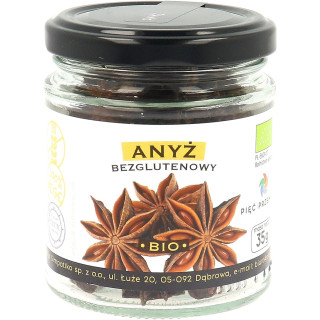 Anyż Gwiazdkowy BIO Bezglutenowy 35 g - Pięć Przemian - Ekochatka