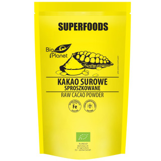 Kakao Surowe Sproszkowane BIO 150 g - BIO Planet Superfoods - Ekochatk