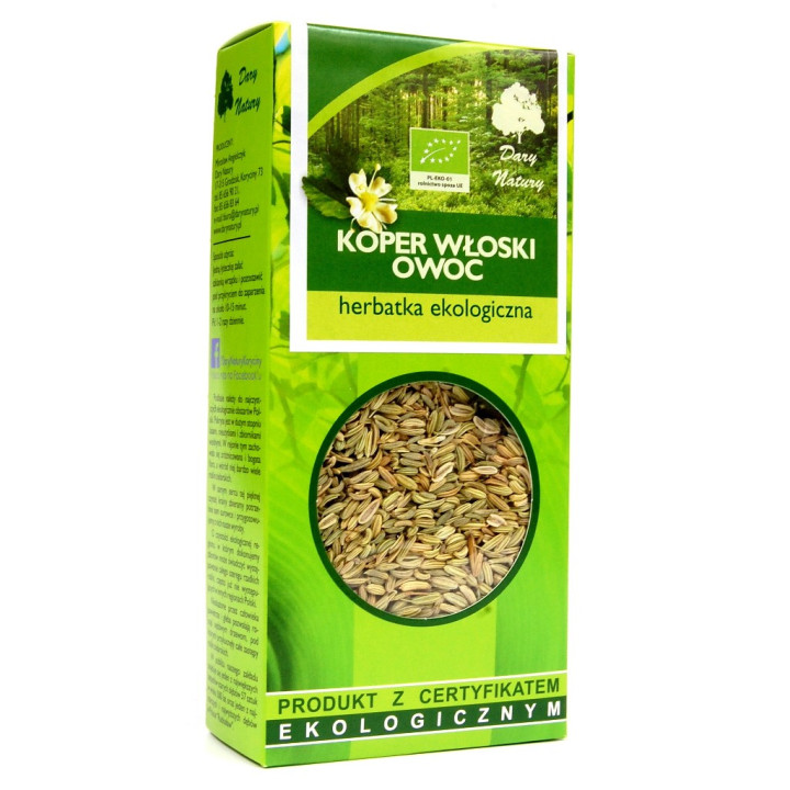Herbatka Owoc Kopru Włoskiego BIO 50 g - Dary Natury - Ekochatka