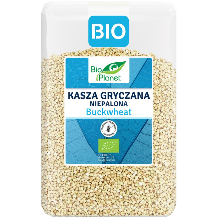 Kasza Gryczana Niepalona Bezglutenowa BIO 2 kg - BIO Planet - Ekochatk