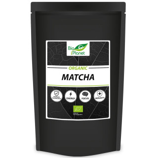 Matcha Herbata Zielona BIO 100 g Wegańska - BIO Planet International -