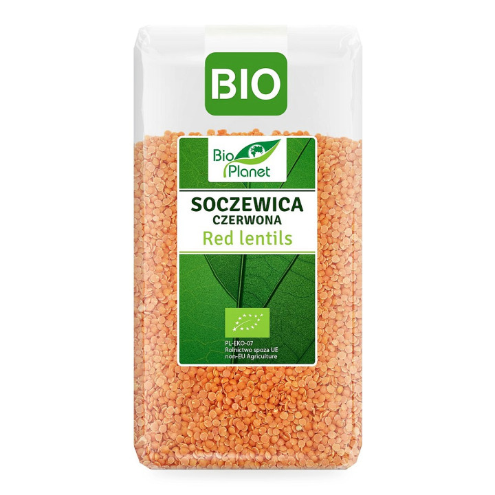 Soczewica Czerwona BIO 400 g - BIO Planet - Ekochatka
