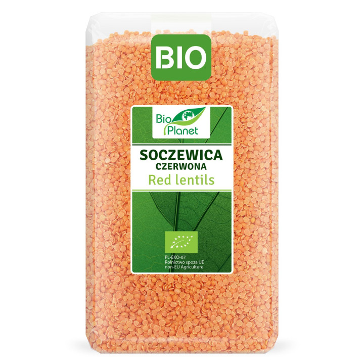 Soczewica Czerwona BIO 1 kg - BIO Planet - Ekochatka
