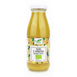 Sok z Imbiru NFC BIO 250 ml Bezpośrednio Tłoczony Wegański - BIO Plane