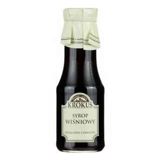Syrop Wiśniowy Bezglutenowy Naturalny 355 g (280 ml) - Krokus - Ekocha