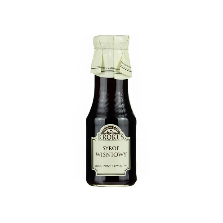 Syrop Wiśniowy Bezglutenowy Naturalny 355 g (280 ml) - Krokus - Ekocha
