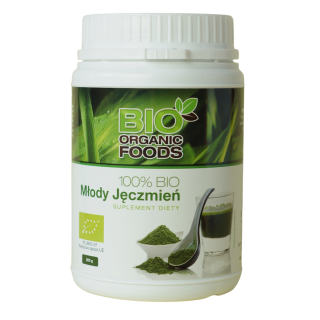Sok z Młodego Jęczmienia Sproszkowany BIO 300 g - BIO Organic Foods - 