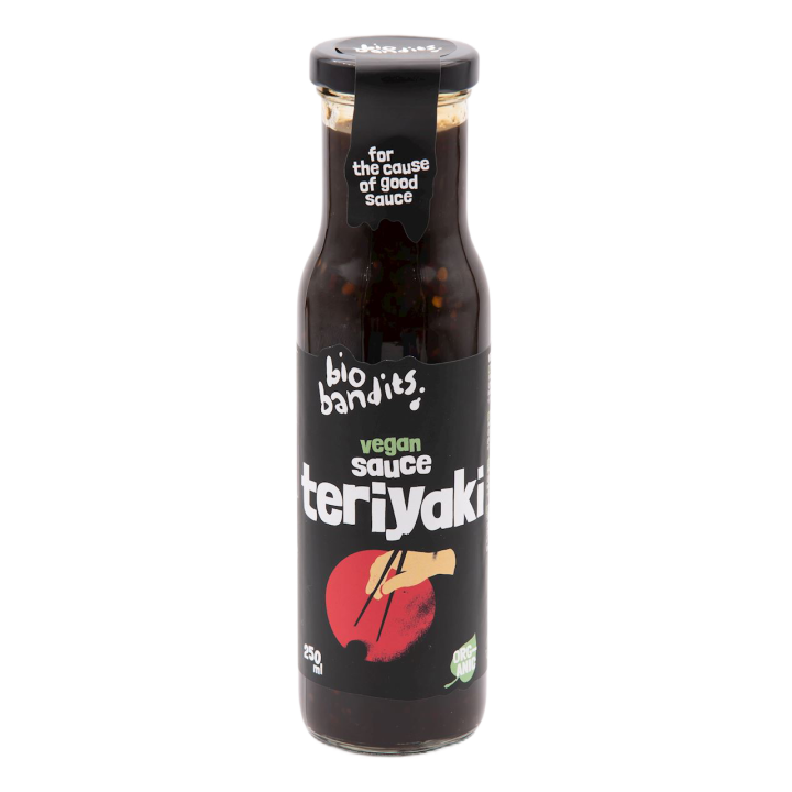 Sos Teriyaki Słodki BIO 250 ml Wegański Sojowy - BIO Bandits - Ekochat