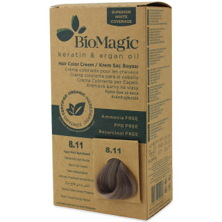 Farba do Włosów Popielaty Jasny Blond 8.11 z Olejami Naturalnymi 250 g