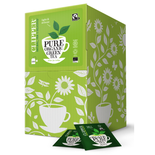 Herbata Zielona Fair Trade BIO 500g Saszetki 250x2g - Clipper - Ekocha