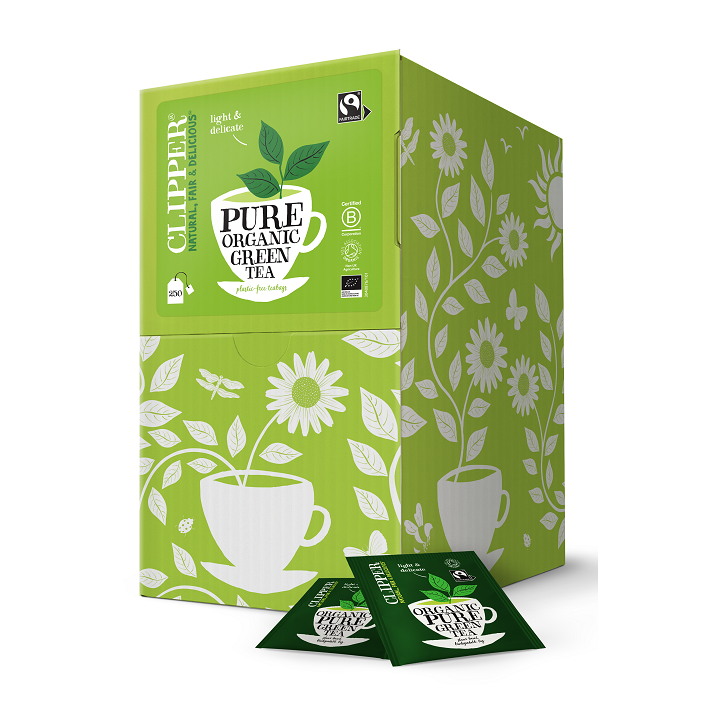 Herbata Zielona Fair Trade BIO 500g Saszetki 250x2g - Clipper - Ekocha
