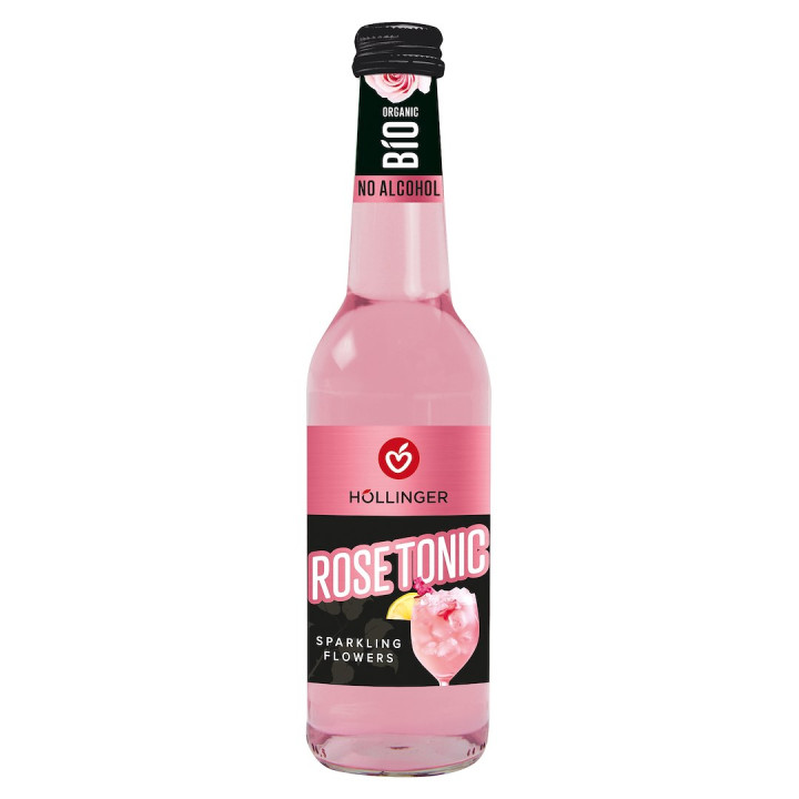 Rose Tonic Drink Musujący Bezalkoholowy BIO 330 ml - Hollinger - Ekoch