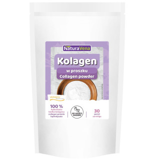 Kolagen w Proszku Hydrolizowany Wołowy Bez Cukru 150 g - Naturavena - 