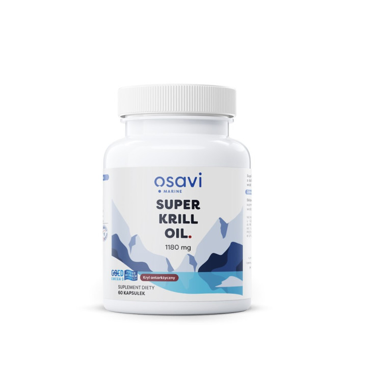 Olej z Kryla Omega-3 Bezglutenowy 60 kapsułek - Osavi - Ekochatka